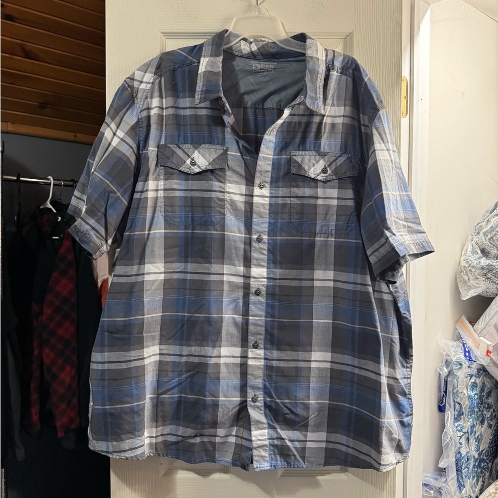 Gander Mountain Guide Series Blue and Gray Shirt